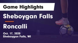 Sheboygan Falls  vs Roncalli  Game Highlights - Oct. 17, 2020