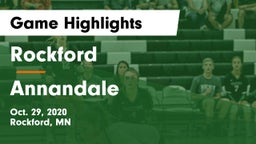 Rockford  vs Annandale  Game Highlights - Oct. 29, 2020