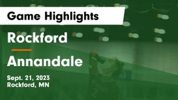 Rockford  vs Annandale  Game Highlights - Sept. 21, 2023