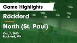 Rockford  vs North (St. Paul)  Game Highlights - Oct. 7, 2023