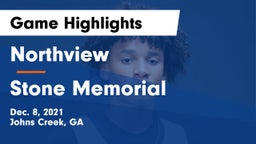 Northview  vs Stone Memorial  Game Highlights - Dec. 8, 2021
