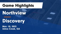 Northview  vs Discovery  Game Highlights - Nov. 10, 2023