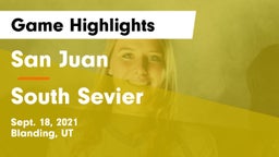 San Juan  vs South Sevier  Game Highlights - Sept. 18, 2021