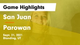 San Juan  vs Parowan  Game Highlights - Sept. 21, 2021
