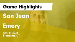 San Juan  vs Emery  Game Highlights - Oct. 8, 2021