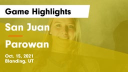 San Juan  vs Parowan  Game Highlights - Oct. 15, 2021
