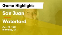 San Juan  vs Waterford Game Highlights - Oct. 23, 2021