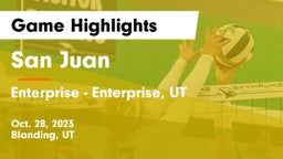 San Juan  vs Enterprise  - Enterprise, UT Game Highlights - Oct. 28, 2023