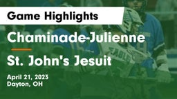 Chaminade-Julienne  vs St. John's Jesuit  Game Highlights - April 21, 2023