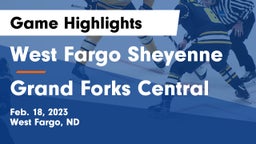 West Fargo Sheyenne  vs Grand Forks Central  Game Highlights - Feb. 18, 2023