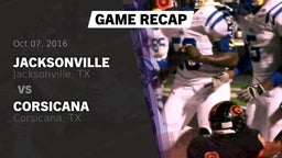 Recap: Jacksonville  vs. Corsicana  2016