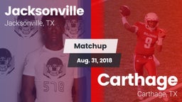 Matchup: Jacksonville High vs. Carthage  2018