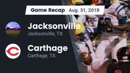 Recap: Jacksonville  vs. Carthage  2018