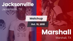 Matchup: Jacksonville High vs. Marshall  2018