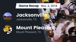 Recap: Jacksonville  vs. Mount Pleasant  2018