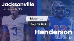 Matchup: Jacksonville High vs. Henderson  2019