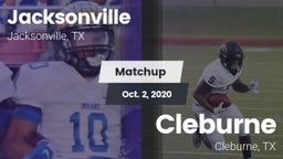 Matchup: Jacksonville High vs. Cleburne  2020