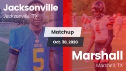 Matchup: Jacksonville High vs. Marshall  2020
