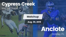 Matchup: Cypress Creek High S vs. Anclote  2019