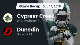Recap: Cypress Creek  vs. Dunedin  2019