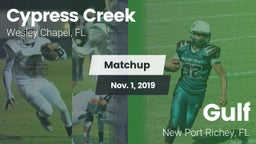Matchup: Cypress Creek High S vs. Gulf  2019
