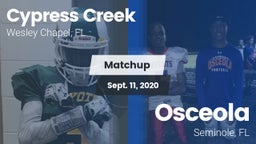 Matchup: Cypress Creek High S vs. Osceola  2020