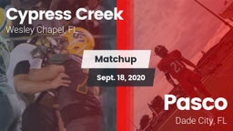 Matchup: Cypress Creek High S vs. Pasco  2020