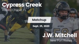Matchup: Cypress Creek High S vs. J.W. Mitchell  2020