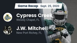 Recap: Cypress Creek  vs. J.W. Mitchell  2020