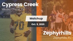 Matchup: Cypress Creek High S vs. Zephyrhills  2020
