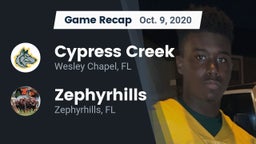 Recap: Cypress Creek  vs. Zephyrhills  2020