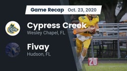 Recap: Cypress Creek  vs. Fivay  2020