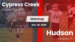 Matchup: Cypress Creek High S vs. Hudson  2020