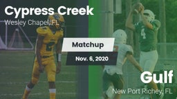 Matchup: Cypress Creek High S vs. Gulf  2020