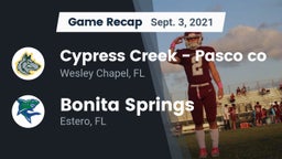 Recap: Cypress Creek  - Pasco co vs. Bonita Springs  2021
