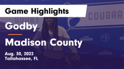 Godby  vs Madison County  Game Highlights - Aug. 30, 2022