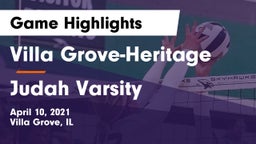 Villa Grove-Heritage vs Judah Varsity Game Highlights - April 10, 2021