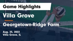 Villa Grove  vs Georgetown-Ridge Farm Game Highlights - Aug. 25, 2022