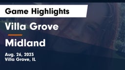 Villa Grove  vs Midland Game Highlights - Aug. 26, 2023