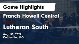 Francis Howell Central  vs Lutheran South   Game Highlights - Aug. 30, 2022