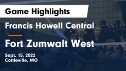 Francis Howell Central  vs Fort Zumwalt West Game Highlights - Sept. 15, 2022