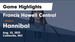 Francis Howell Central  vs Hannibal  Game Highlights - Aug. 23, 2023