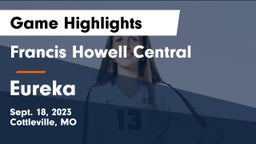 Francis Howell Central  vs Eureka  Game Highlights - Sept. 18, 2023