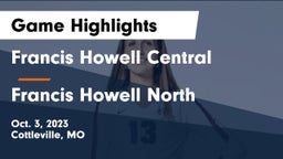 Francis Howell Central  vs Francis Howell North  Game Highlights - Oct. 3, 2023