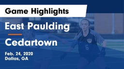 East Paulding  vs Cedartown Game Highlights - Feb. 24, 2020