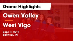Owen Valley  vs West Vigo  Game Highlights - Sept. 4, 2019