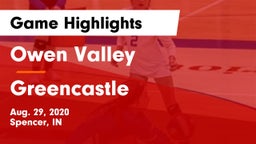 Owen Valley  vs Greencastle  Game Highlights - Aug. 29, 2020