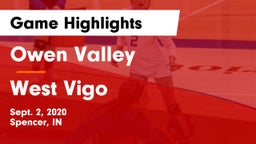 Owen Valley  vs West Vigo Game Highlights - Sept. 2, 2020