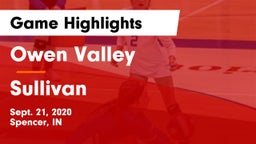 Owen Valley  vs Sullivan Game Highlights - Sept. 21, 2020