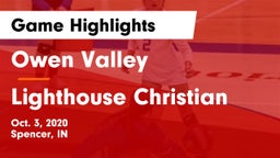 Owen Valley  vs Lighthouse Christian Game Highlights - Oct. 3, 2020